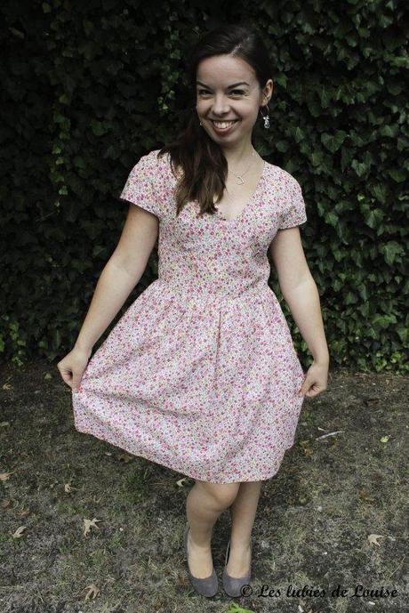 Robe d'anniversaire burda 05-2013 robe 125 - Les lubies de Louise (1 sur 8)