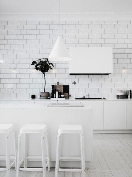 25 cuisines de rêve pour s'inspirer...#blanc | www.decocrush.fr