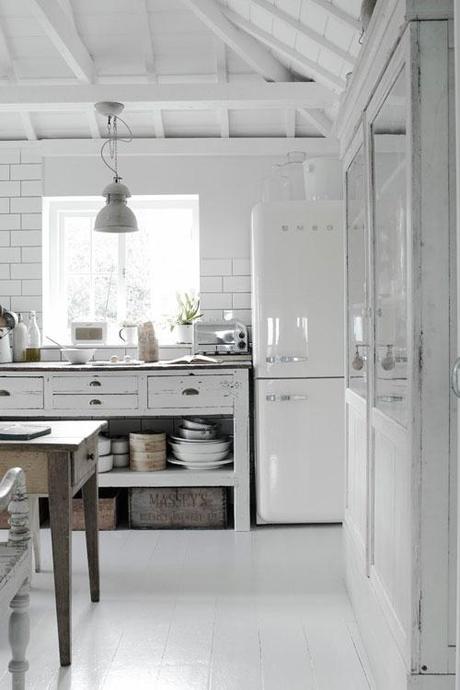 25 cuisines de rêve pour s'inspirer...#blanc | www.decocrush.fr