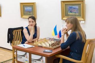 L'Ukrainienne Kateryna Lagno annule face à la Russe Olga Girya lors de la première ronde à Tashkent - Photos © Maria Emelianova 