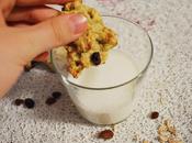Cookies sans beurre raisins secs pistache