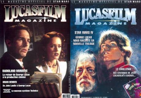 Couvertures tests Lucasfilm Magazine. © Patrice Girod