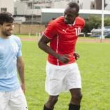 Usain Bolt prépare Sergio Agüero avant le choc Man United/Man City Usain Bolt prépare Sergio Agüero avant le choc Man United/Man City