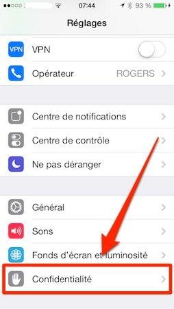 ios 7 reglages localisation 1 iOS 7: savez vous que votre iPhone ou iPad enregistre tous les lieux que vous visitez?
