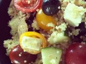 Salade couscous thon grecque