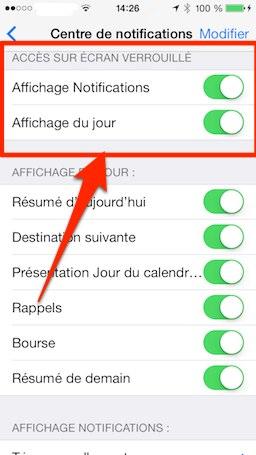 ios 7 iphone notifications 6 iOS 7 : le système de notifications, les nouveautés