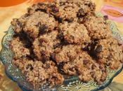 Biscuits flocons d'avoine/raisins secs/chocolat/noisettes
