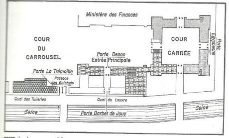 Plan du Louvre