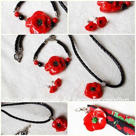 parure coquelicot cristine lacaudrycreation 2013