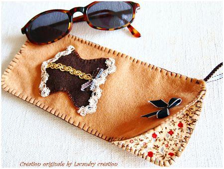etui a lunette corset marron et caramel lacaudry creation 2