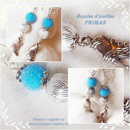 boucles d'oreilles FRIMAS LACAUDRY CREATION