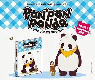 Pan,Pan Panda, une vie en douceur chez nobi nobi !