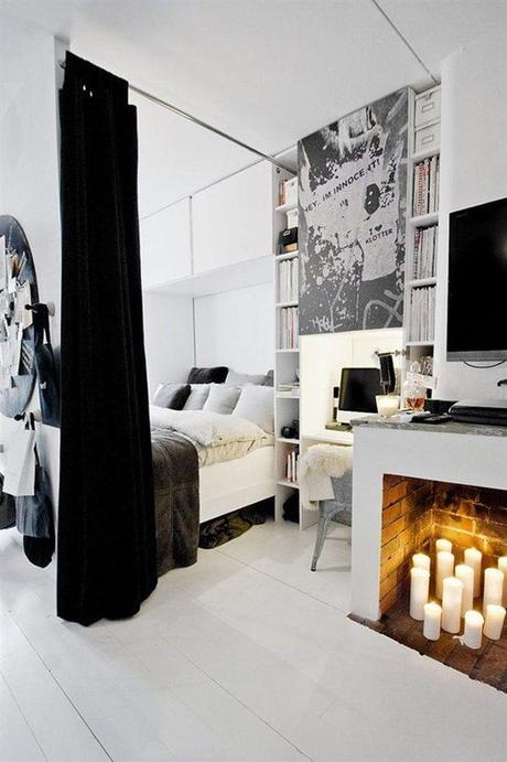 { Pour ou Contre } Une cheminée dans la chambre...? | www.decocrush.fr