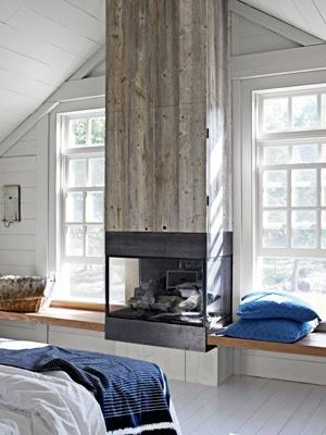 { Pour ou Contre } Une cheminée dans la chambre...? | www.decocrush.fr