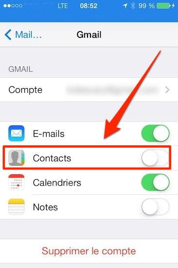 gmail contacts ios 7 iphone ipad 2 iOS 7 : Gmail  synchronise les mails, calendriers, mais aussi les contacts
