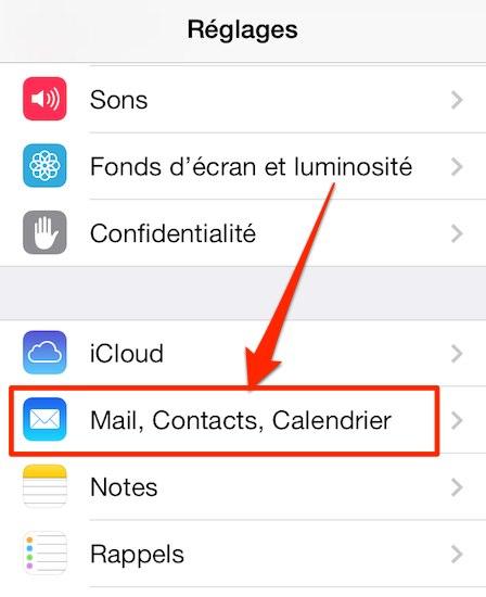 gmail contacts ios 7 iphone ipad 1 iOS 7 : Gmail  synchronise les mails, calendriers, mais aussi les contacts