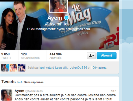Vexé, Thomas attaque violemment Ayem sur Twitter