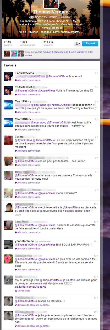Vexé, Thomas attaque violemment Ayem sur Twitter