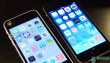 iphone 5c vs iphone 5S drop test