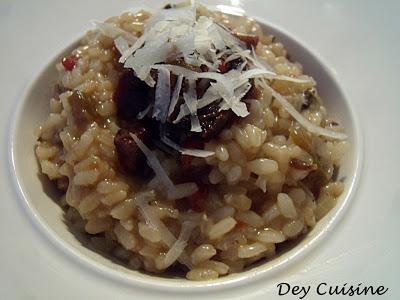 Risotto tomates & poivrons confits