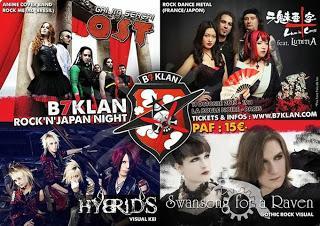 Focus sur le groupe HYBRIDS présent lors de la B7KLAN : ROCK'N'JAPAN NIGHT