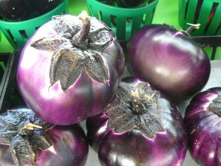 aubergines marché Jean Talon Montréal