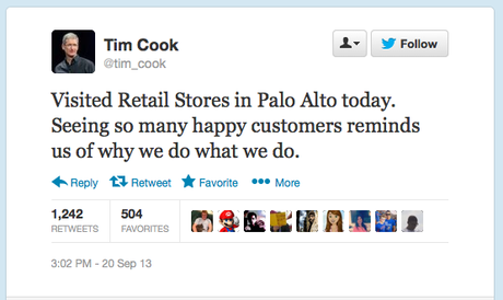 Tim Cook débarque sur Twitter...