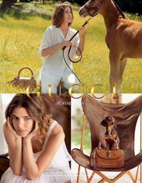 Charlotte Casiraghi pour la nouvelle campagne Gucci, Forever Now...