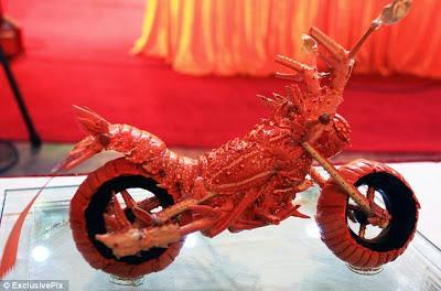 Les motos homards, une création d'un chef taiwanais