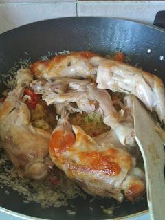 Il n'est pas encore trop tard pour cuisiner... la paella au poulet