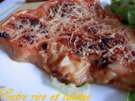 Quiche à la béchamel de gratinée d'oignons, aux Pommes et au Brie P9070099 sur Imagesia
