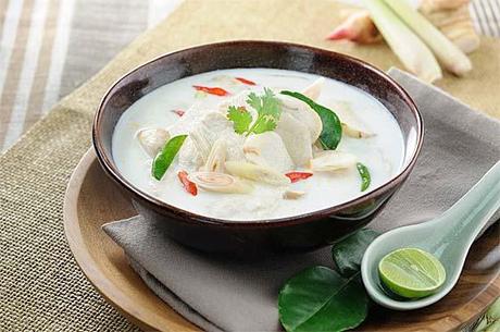 Tom Kha Kai soupe thaie