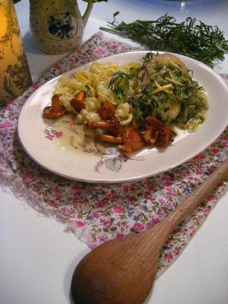 Poulet braisé à l'estragon à la Martha Stewart