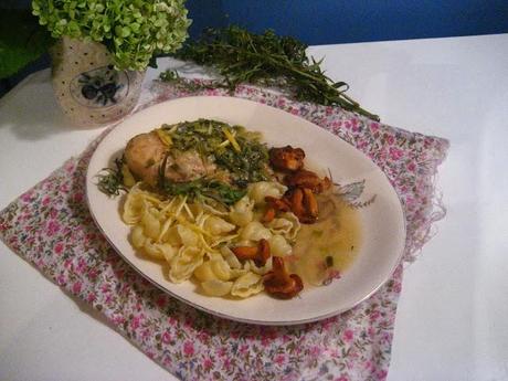 Poulet braisé à l'estragon à la Martha Stewart