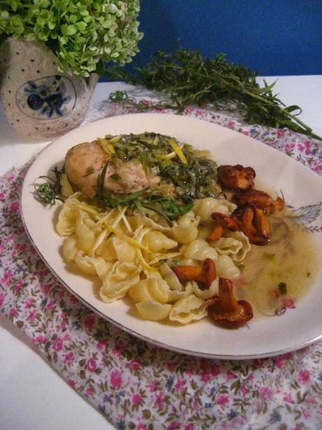 Poulet braisé à l'estragon à la Martha Stewart