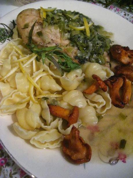 Poulet braisé à l'estragon à la Martha Stewart