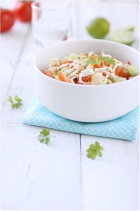 Salade grecque de la mer