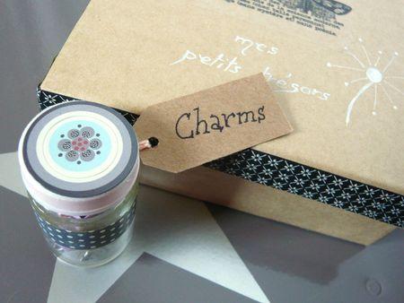 customisation emballage cadeau boite flacon charms