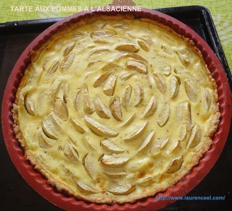 TARTE AUX POMMES À L’ALSACIENNE