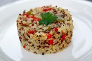 Trio de quinoa aux poivrons quinoa_poivrons_risotto_céréales