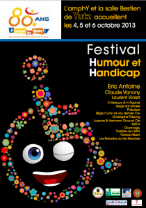 affiche festival Humour et Handicap de Yutz, Moselle