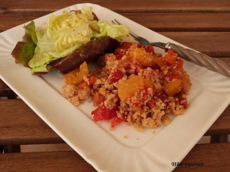 Crumble de poivrons au chorizo / Peppers and chorizo crumble
