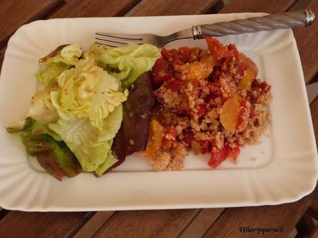 Crumble de poivrons au chorizo / Peppers and chorizo crumble