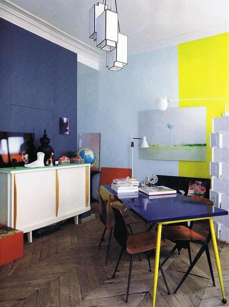 Couleurs: Le bleu et le jaune