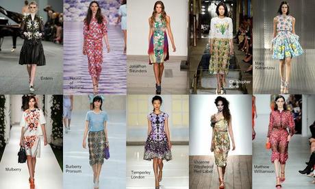 FASHION WEEK PRINTEMPS-ETE 2014 DE LONDRES