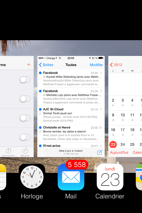 Premiers pas sur iOS 7