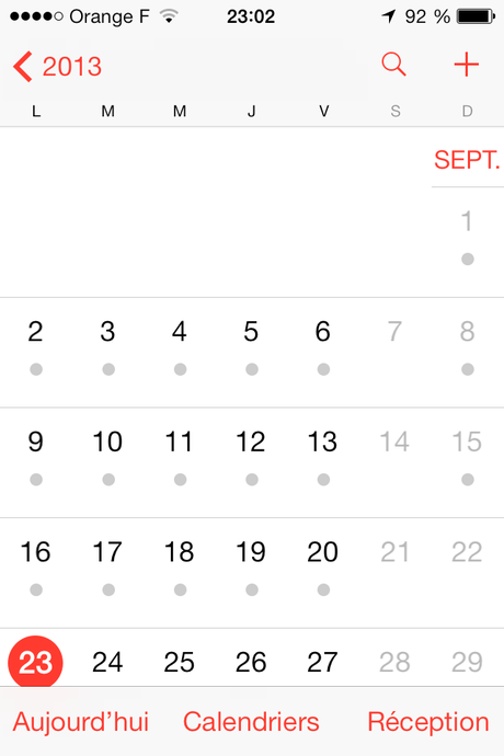 Premiers pas sur iOS 7