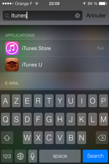 Premiers pas sur iOS 7