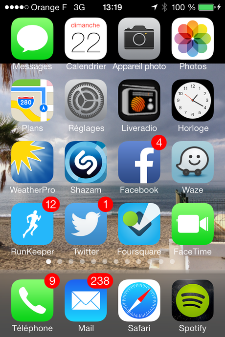 Premiers pas sur iOS 7