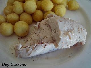 Poulet en croûte de pain = poulet extra tendre!